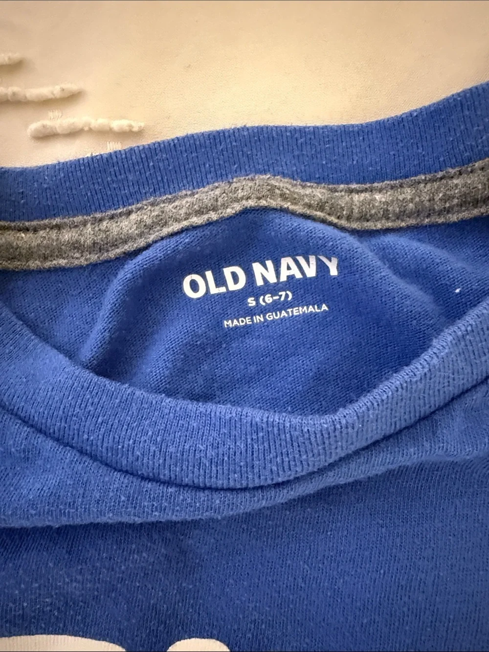 Old Navy Blue Graphic Tee 'Being Kind is Cool'